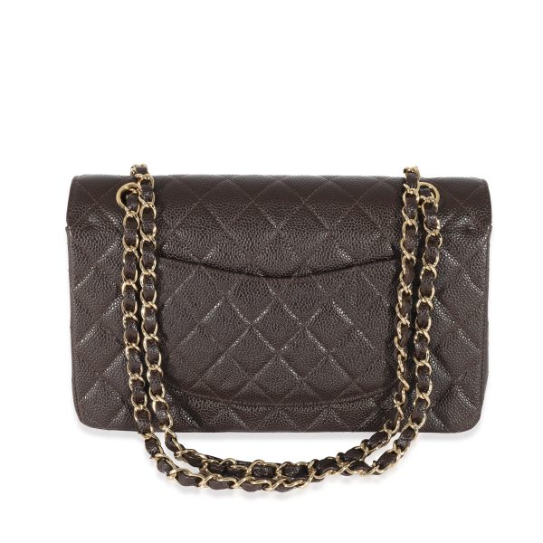 129506 pv 3df90e89 89cb 4960 b22c 08b1ba248bd6 Chanel Vintage Brown Caviar Medium Classic Flap