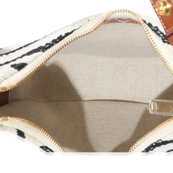 129511 ad1 2534c3cb 52ea 454c b3f5 2c12c70153b1 Celine Beige Textile Medium Ava Strap Bag