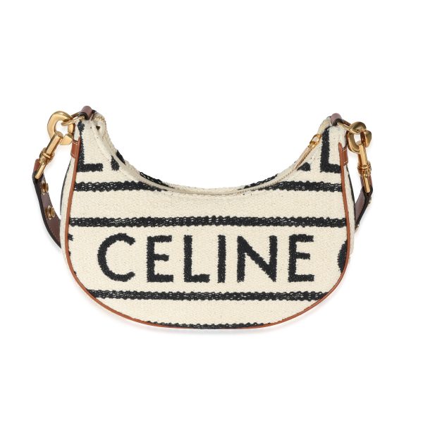 129511 fv e59f6c35 2770 4949 a126 c4baf0fc6ee5 Celine Beige Textile Medium Ava Strap Bag