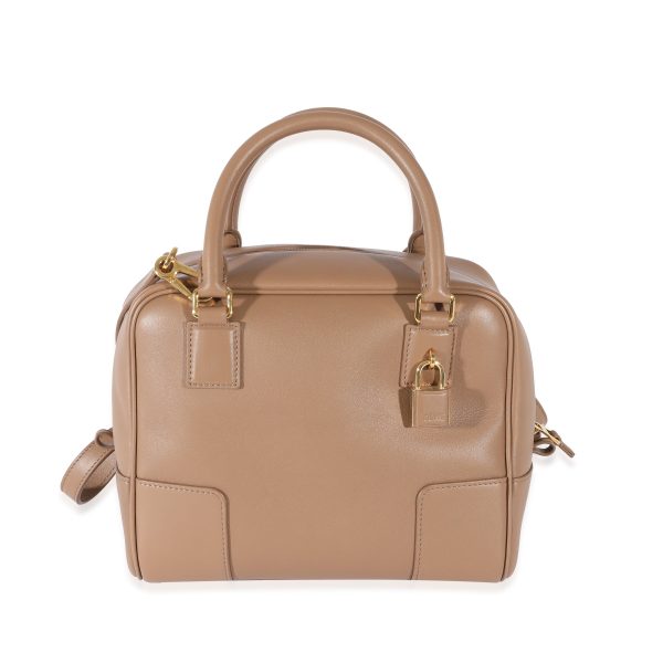 129540 sv fdd6b4b5 4544 44d9 9e15 d7e5ac7d424b Loewe Tan Leather Square Amazona 19