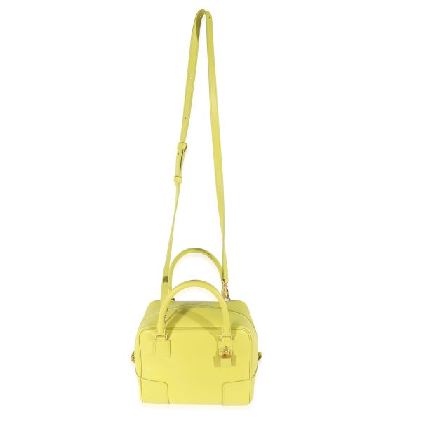 129541 av f880f2c3 6d91 4049 9877 fba0c8ba89c7 Loewe Lime Yellow Leather Square Amazona 19