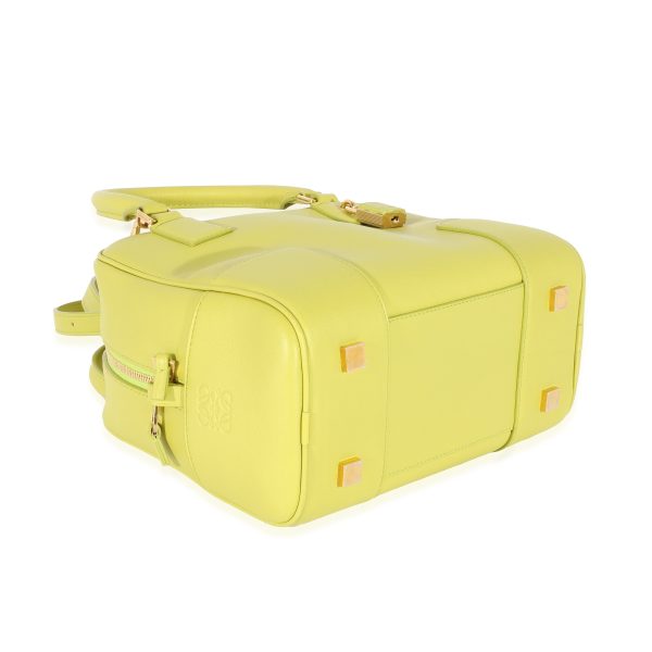 129541 bv 81b841e5 f678 4440 94b2 ca9f5f2ee1d5 Loewe Lime Yellow Leather Square Amazona 19