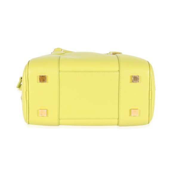 129541 stamp a67e1576 0e35 4561 96ec 9d740203b87f Loewe Lime Yellow Leather Square Amazona 19