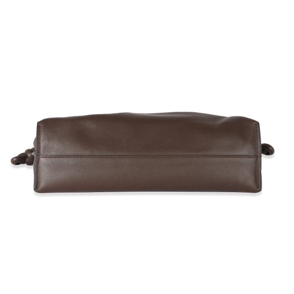 129549 stamp Loewe Chocolate Nappa Medium Flamenco Clutch