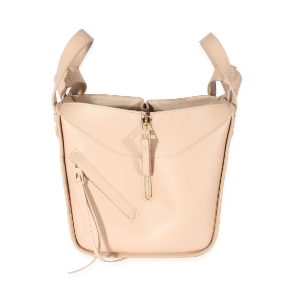 129552 fv Loewe Natural Leather Hammock Nugget Bag