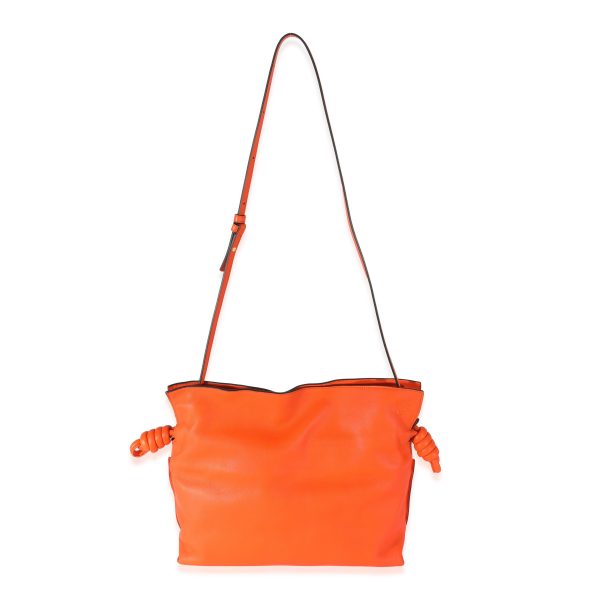 129553 bv 10e349cd 92de 4d7d 8512 6be1db18fc51 Loewe Orange Nappa Medium Flamenco Clutch