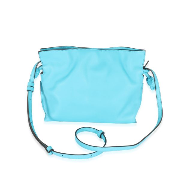 129554 pv ba90b73e 0841 4567 b6df 1b4bdf9880d9 Loewe Blue Cyan Nappa Mini Flamenco Clutch