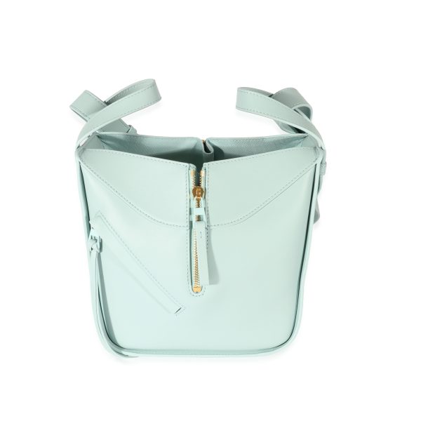 129571 fv Loewe Calfskin Light Blue Hammock Compact