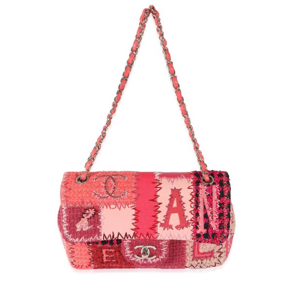 129579 ad1 Chanel Red Medium Patchwork Classic Flap Bag