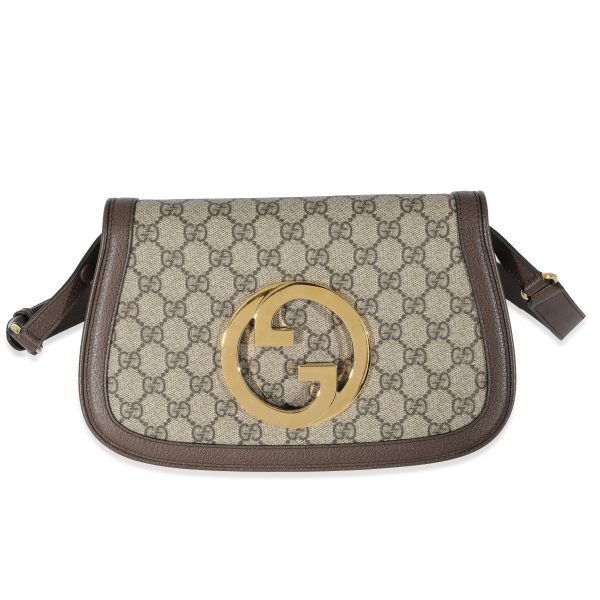 129608 fv Gucci GG Canvas Blondie Shoulder Bag