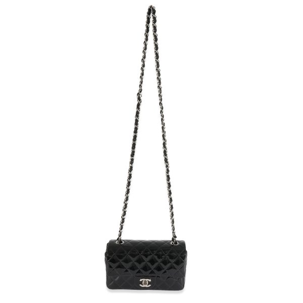 129618 bv bae96280 44f2 49cd 9ecb f5d68dc37b76 Chanel Black Patent Mini Rectangular Flap