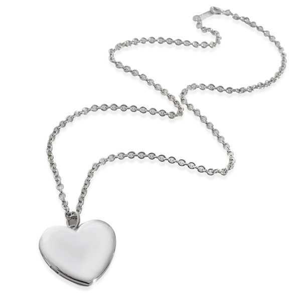 129689 pv Tiffany Co Large Heart Locket in Sterling Silver