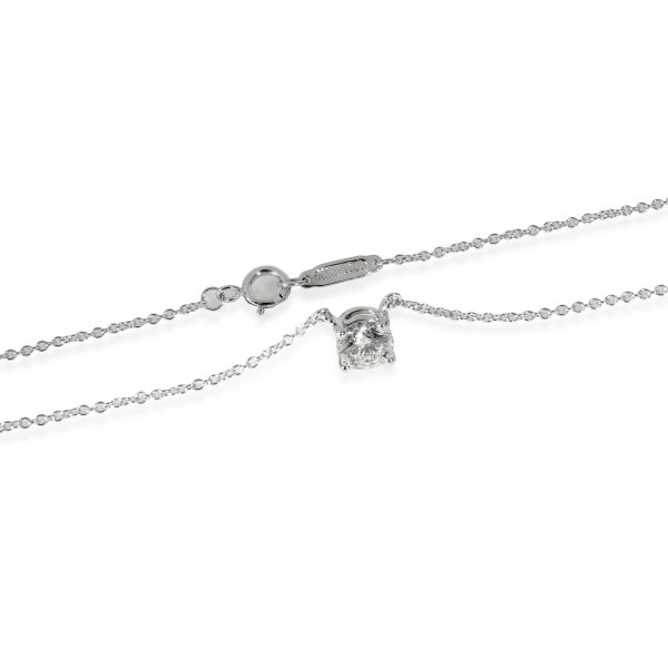 129699 clasp b885bedb ae3c 4e25 a3ab b17740b0375a Tiffany Co Diamond Solitaire Necklace in Platinum J VVS1 061 CTW