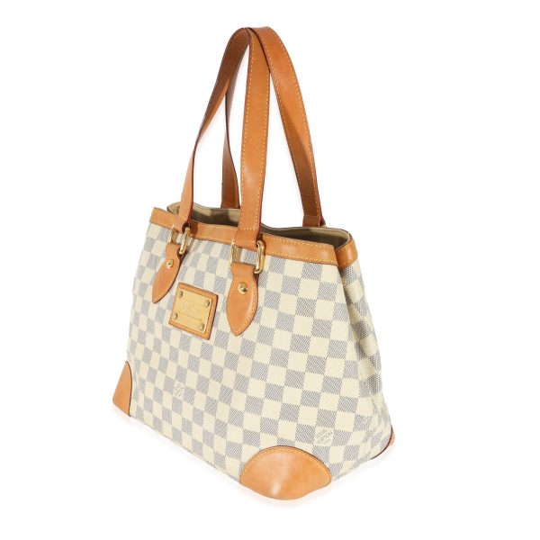 129723 sv Louis Vuitton Damier Azur Canvas Hampstead PM