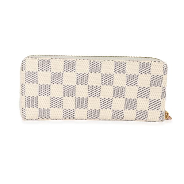 129831 pv Louis Vuitton Damier Azur Canvas Clémence Wallet