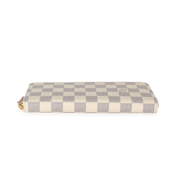 129831 stamp Louis Vuitton Damier Azur Canvas Clémence Wallet