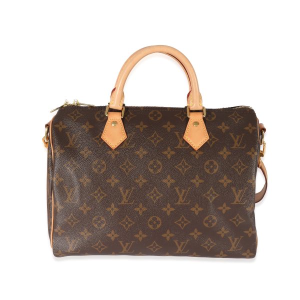 129833 fv Louis Vuitton Monogram Canvas Speedy Bandouliere 30