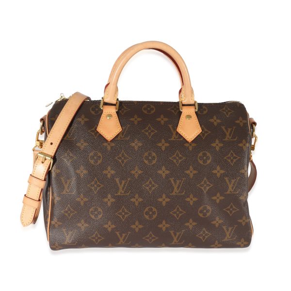 129833 sv Louis Vuitton Monogram Canvas Speedy Bandouliere 30