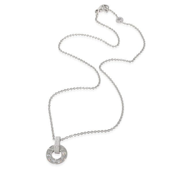 129875 pv BVLGARI Bvlgari Bvlgari Diamond Necklace in 18k White Gold 037 CTW