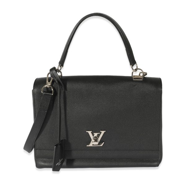 129933 fv ddbf8cd3 027c 4f48 b201 e6d2c288bb5e Louis Vuitton Black Leather LockMe II Bag