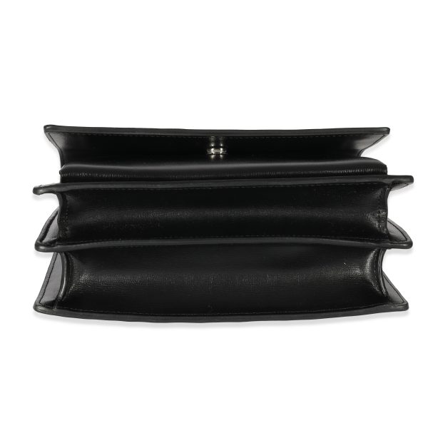 129950 stamp 1d3d5b65 4153 41f5 b5c9 49eadf418c7d Saint Laurent Black Leather Medium Sunset Bag