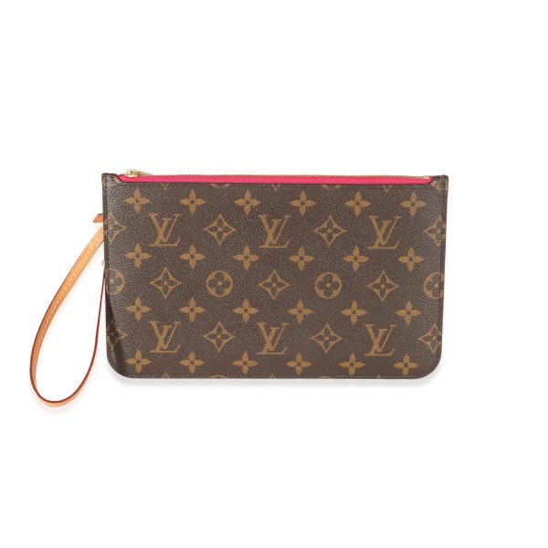 130000 fv Louis Vuitton Monogram Canvas Pivoine Neverfull Pochette