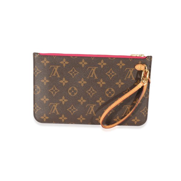 130000 pv Louis Vuitton Monogram Canvas Pivoine Neverfull Pochette