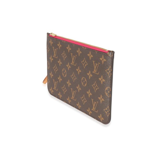 130000 sv Louis Vuitton Monogram Canvas Pivoine Neverfull Pochette