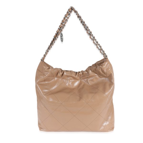 130030 pv 28e99306 c037 4349 a987 20b3402e23eb Chanel Beige Calfskin Chanel 22 Bag