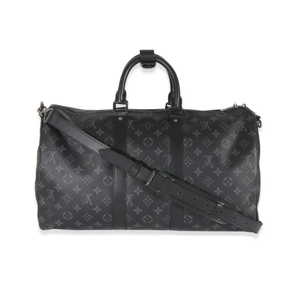 130042 pv 4fad1868 ccae 438b 98a3 f7bb54151cd1 Louis Vuitton Monogram Eclipse Keepall Bandouliere 45