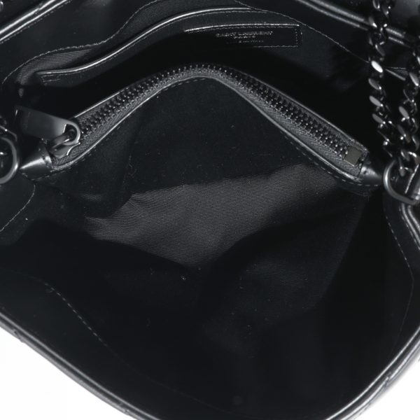 130086 ad2 Saint Laurent Black Leather Small Loulou Bag