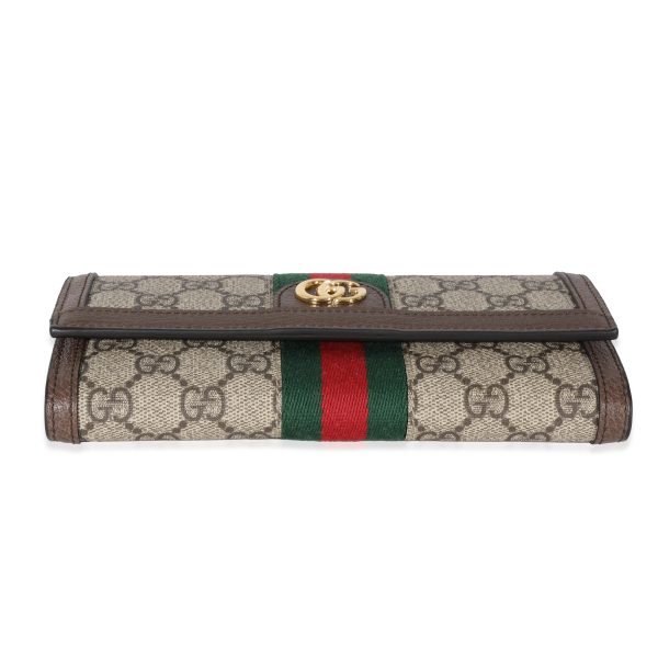 130089 box Gucci GG Canvas Ophidia Continental Wallet