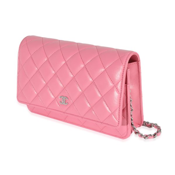 130090 sv 6a44d532 3155 43d6 86fa 58ea408e90ee Chanel Pink Lambskin Wallet On Chain