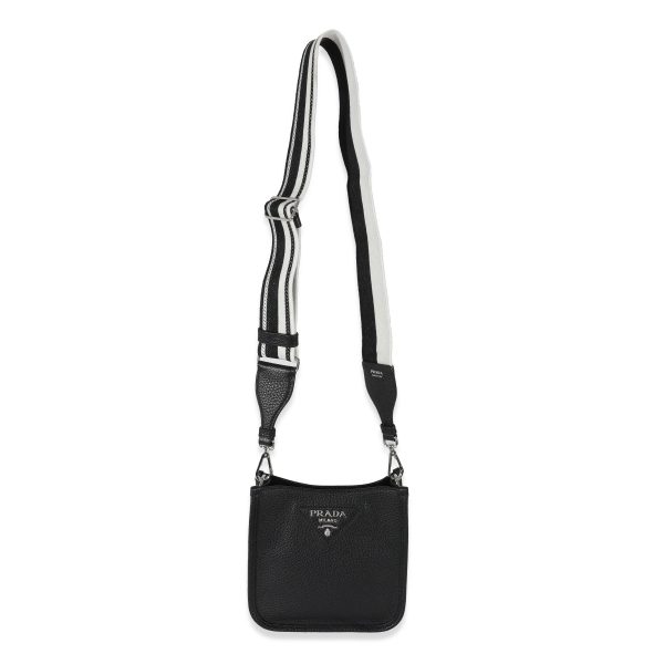 130113 bv c5ce87d3 595b 49a8 b4e5 1cfc56d0f4bd Prada Black Leather Mini Shoulder Bag