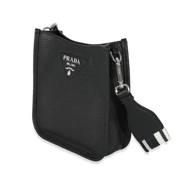 130113 sv 6e9a6fa5 80bf 4eee a9d4 6210b9de1b68 Prada Black Leather Mini Shoulder Bag