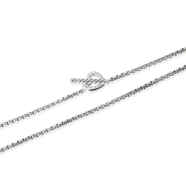 130145 clasp David Yurman Heart Lariat Necklace in Sterling Silver