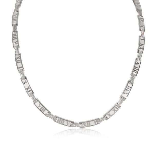 130255 fv 7f827e5d 00a5 4ecc a3a9 3c110363e808 Tiffany Co Atlas Diamond Collar Necklace in 18k White Gold 15 CTW