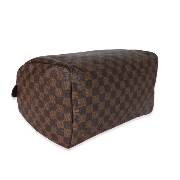 130267 clasp Louis Vuitton Canvas Damier Ebene Speedy 30