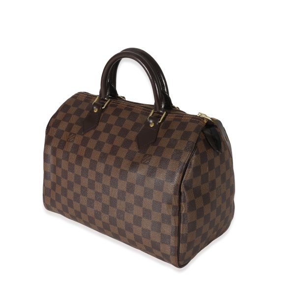 130267 sv Louis Vuitton Canvas Damier Ebene Speedy 30