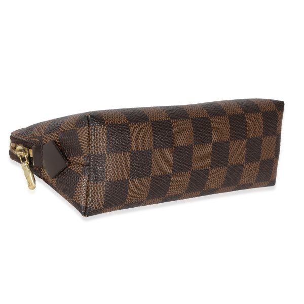 130293 clasp Louis Vuitton Damier Ebene Canvas Cosmetic Pouch