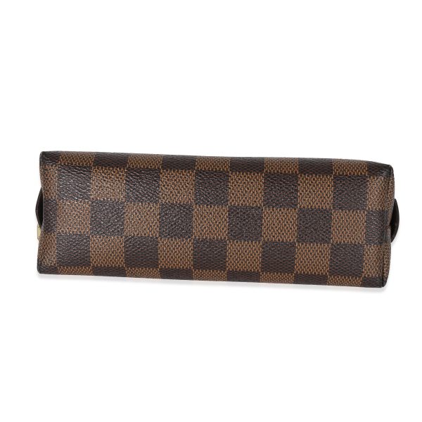 130293 stamp Louis Vuitton Damier Ebene Canvas Cosmetic Pouch