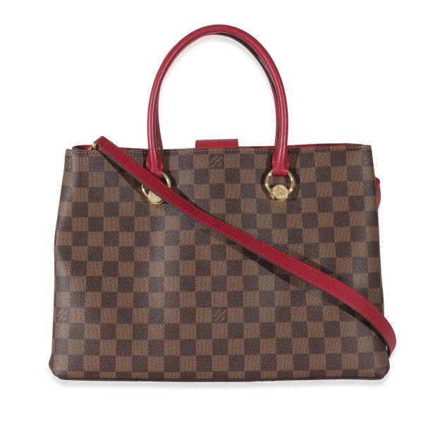 130410 pv Louis Vuitton Damier Ebene Canvas LV Riverside Tote