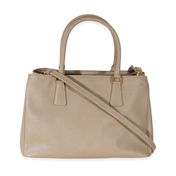 130426 pv Prada Beige Saffiano Medium Lux Galleria Tote