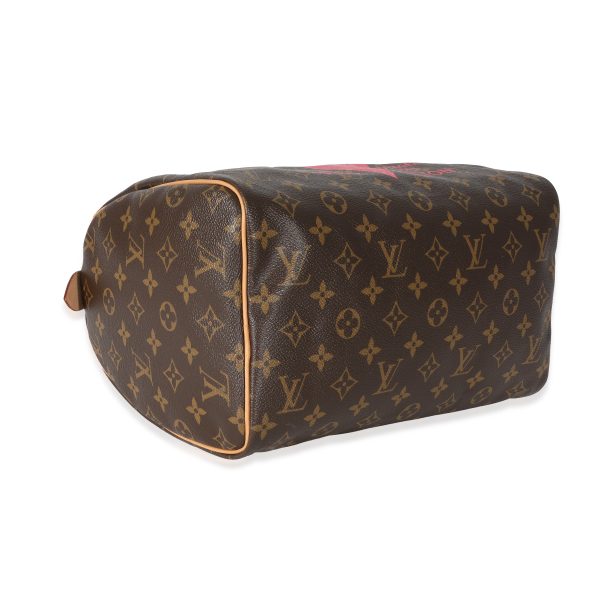 130438 clasp Louis Vuitton Monogram Canvas Grenade V Speedy 30