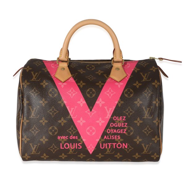 130438 fv Louis Vuitton Monogram Canvas Grenade V Speedy 30