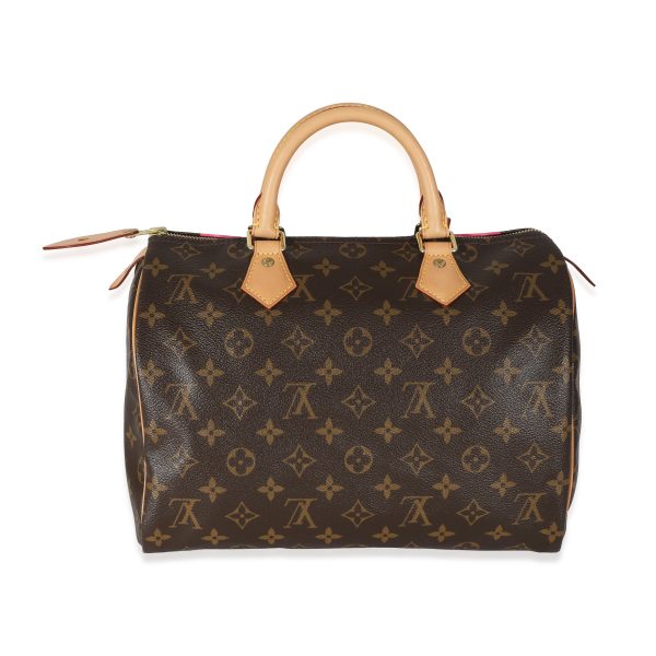 130438 pv Louis Vuitton Monogram Canvas Grenade V Speedy 30