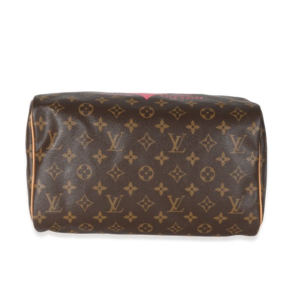 130438 stamp Louis Vuitton Monogram Canvas Grenade V Speedy 30