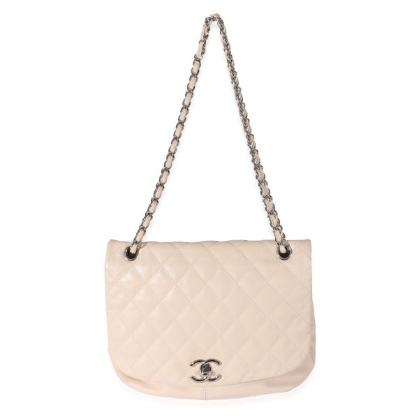 130549 bv 579ac082 a373 4dd4 8c22 10c1db7ca475 Chanel Cream Lambskin Trianon Messenger Bag