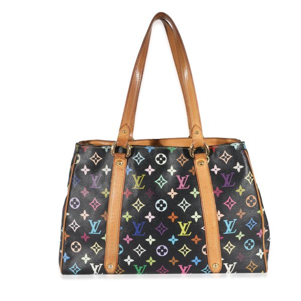 130601 pv c120bf02 1304 4ee1 8d30 876a9d4578e6 Louis Vuitton x Takashi Murakami Black Monogram Multicolore Aurelia MM