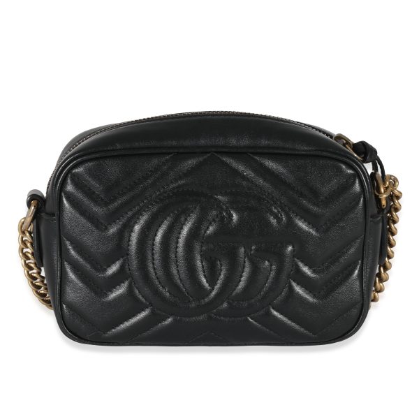 130615 pv 5e9d6487 5d69 44a8 ac8d 1f570295825b Gucci Black Matelassé GG Marmont Mini Bag